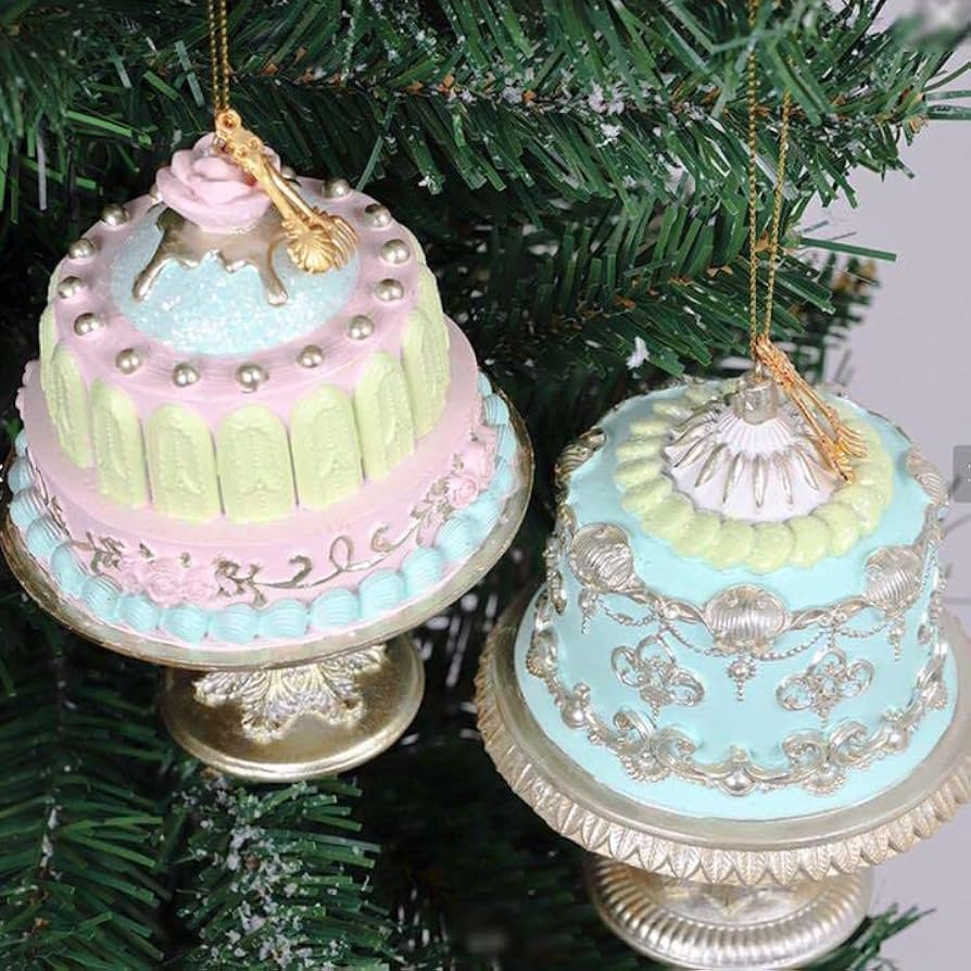 ハルモニア　クリスマス　ケーキオーナメント3点セット ハルモニアクリスマスケーキオーナメント3点セット